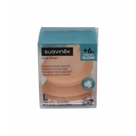 SUAVINEX TETINA SILICONA ANTICOLICO FLUJO L