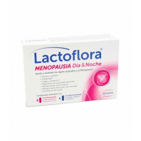 LACTOFLORA MENOPAUSIA DIA & NOCHE 30 CAPSULAS DIA + 30 CAPSULAS NOCHE