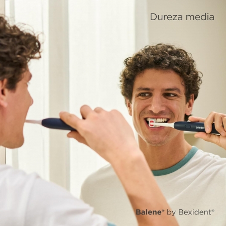 BALENE BY BEXIDENT CEPILLO ELECTRICO DUOTECH SONIC DUREZA MEDIA COLOR AGUAMARINA