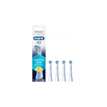 ORAL-B RECAMBIO IO ULTIMATE CLEAN 4 CABEZALES COLOR BLANCO