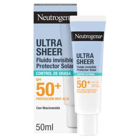 NEUTROGENA ULTRA SHEER FLUIDO INVISIBLE CONTROL DE GRASA SPF50+ 50 ML