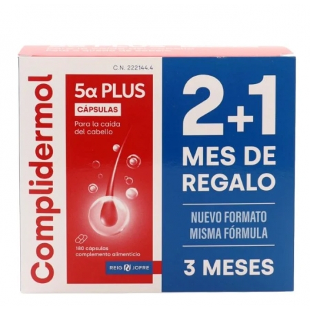 COMPLIDERMOL 5ALFA PLUS TRIMESTRAL 3 X 60 CAPSULAS