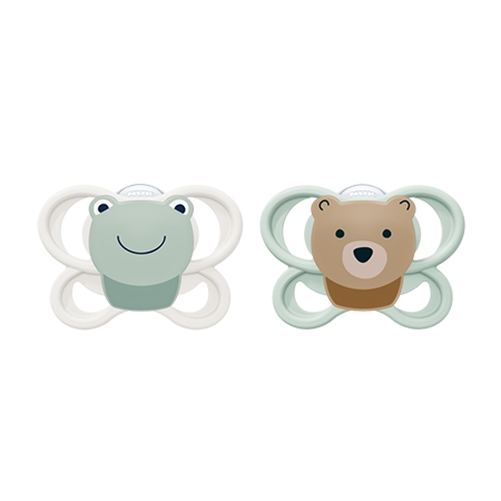 NUK PERFECT MATCH AIR CHUPETE SILICONA 0 - 6 MESES 2 UNIDADES SURTIDO