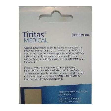 TIRITAS MEDICAL CICATRICES 4X30 cm