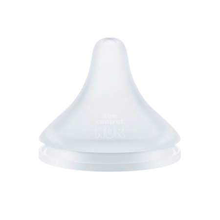 NUK PERFECT MATCH 2 TETINAS DE SILICONA ANTICOLICO FLUJO FLOW CONTROL +6 MESES