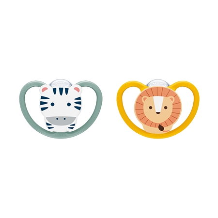 NUK PERFECT MATCH AIR CHUPETE SILICONA 6 - 18 MESES 2 UNIDADES SURTIDO