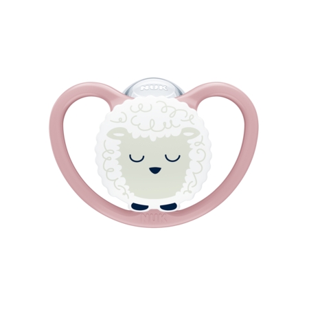 NUK PERFECT MATCH AIR NIGHT 1 CHUPETE DE SILICONA 6-18 MESES (BRILLA)