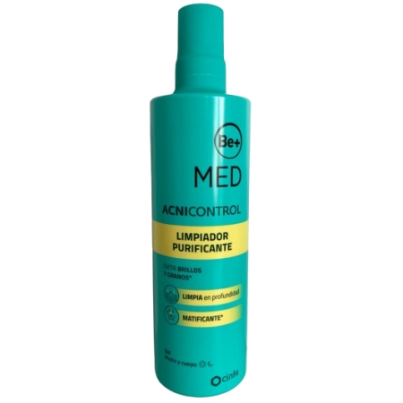 BE+ MED ACNICONTROL LIMPIADOR PURIFICANTE 400 ML