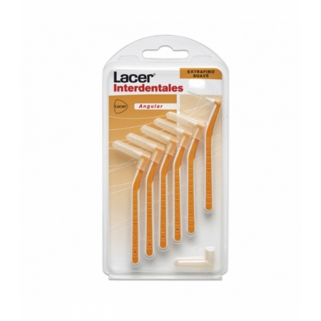 LACER 6 CEPILLOS INTERDENTALES EXTRAFINOS SUAVES ANGULAR