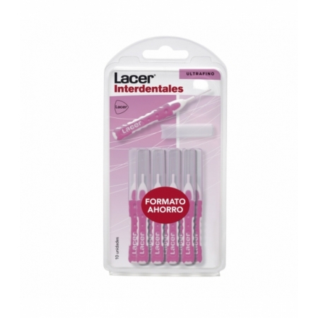 LACER 10 CEPILLOS INTERDENTALES ULTRAFINOS