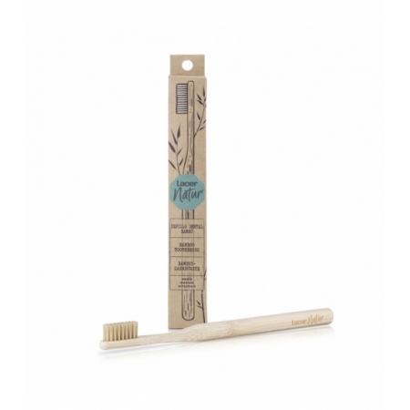 LACER CEPILLO DENTAL ADULTO NATUR BAMBU MEDIO 1 UNIDAD