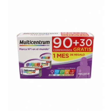 MULTICENTRUM MUJER 90 + 30 COMPRIMIDOS PACK PROMOCIONAL