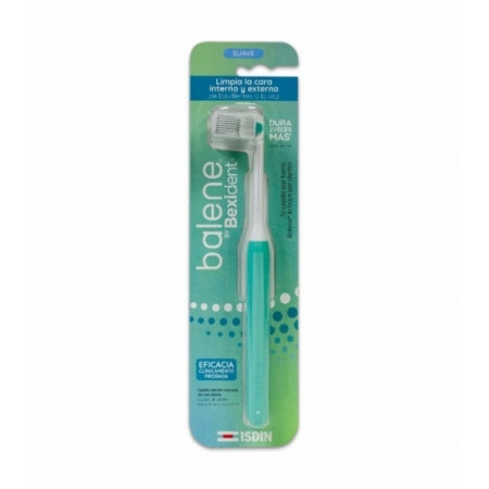 BALENE BY BEXIDENT CEPILLO DENTAL ADULTO DUREZA SUAVE COLOR AGUAMARINA