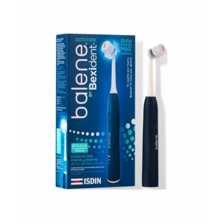 BALENE BY BEXIDENT CEPILLO DENTAL ELECTRICO DUOTECH SONIC DUREZA MEDIA COLOR AZUL