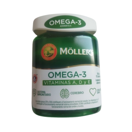MOLLER'S OMEGA 3 Y VITAMINAS A, D Y E 112 CAPSULAS