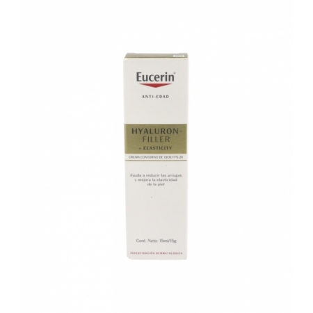 EUCERIN HYALURON FILLER+ ELASTICITY FPS 20 CONTORNO DE OJOS 15 ML