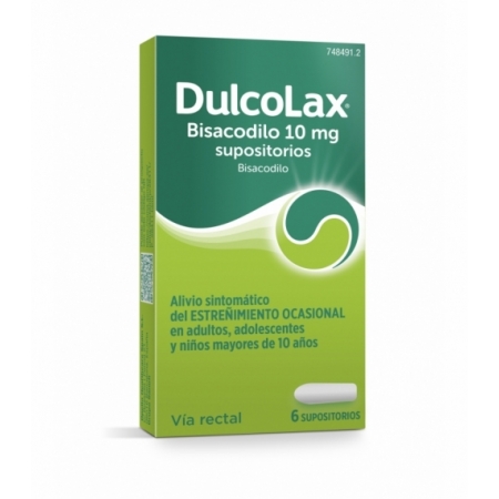 DULCOLAX BISACODILO 10 MG 12 SUPOSITORIOS