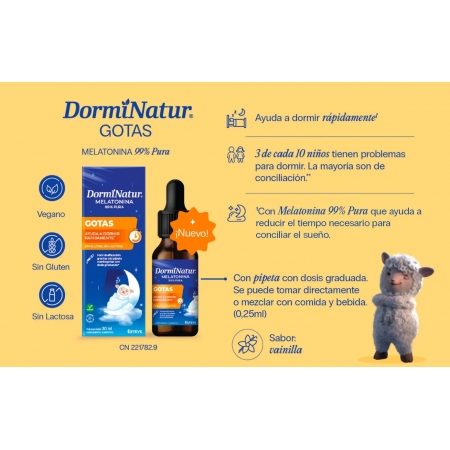 DORMINATUR GOTAS 30 ML SABOR VAINILLA