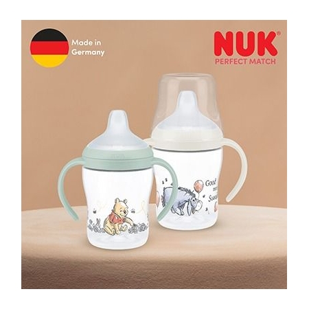 BIBERON PP SILICONA NUK ENTRENA PERFECT MATCH 1 UNIDAD 150 ML WINNIE SURTIDO +6 MESES