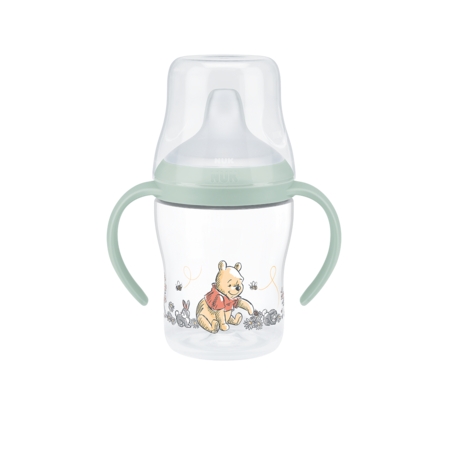 NUK BIBERON TAZA ENTRENA PP SILICONA PERFECT MATCH 150 ML WINNIE SURTIDO +6 MESES