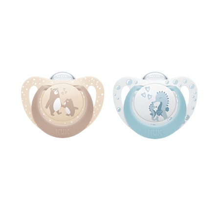 NUK CHUPETE SILICONA FIRST CHOICE 0 - 6 MESES 2 UNIDADES SURTIDO