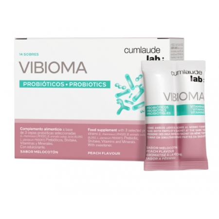 CUMLAUDE LAB: VIBIOMA 14 SOBRES 3 G SABOR MELOCOTON