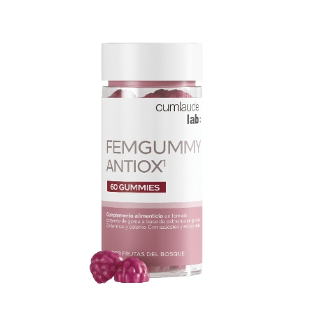 CUMLAUDE LAB: FEMGUMMY ANTIOX 60 GUMMIES SABOR FRUTAS DEL BOSQUE