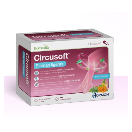 CIRCUSOFT PIERNAS LIGERAS 60 COMPRIMIDOS