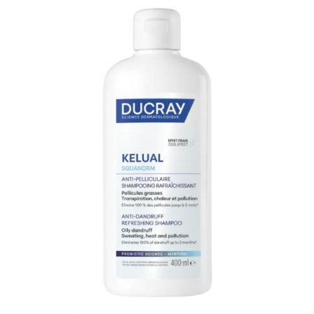 KELUAL SQUANORM ANTICASPA CHAMPU REFRESCANTE DUCRAY 400 ML