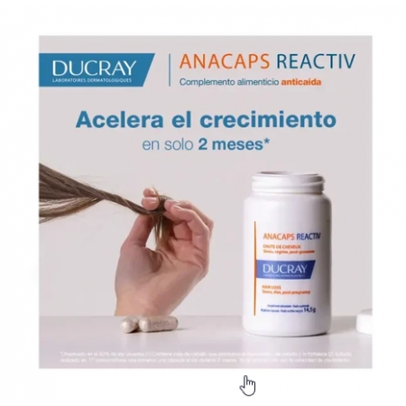 ANACAPS REACTIV CABELLO Y UÑAS DUCRAY 3 ENVASES 30 CAPSULAS