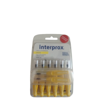 INTERPROX MINI 14 CEPILLOS INTERDENTALES (1.4 MM)