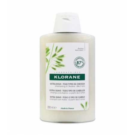 KLORANE CHAMPU A LA LECHE DE AVENA 200 ML