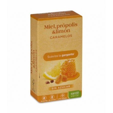 SV CARAMELOS MIEL Y LIMON CON PROPOLIS CAJA 35 G