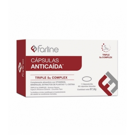 FARLINE ANTICAIDA TRIPLE 5 ALFA COMPLEX 60 CAPSULAS