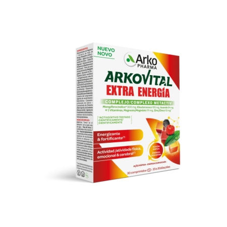 ARKOVITAL EXTRA ENERGIA 30 COMPRIMIDOS