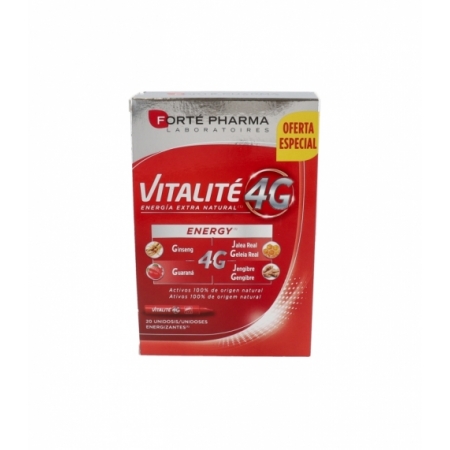 FORTE PHARMA VITALITE 4G ENERGY 20 UNIDOSIS 10 ML