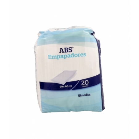 ABS 20 EMPAPADERAS DESECHABLES 60 CM X 60 CM