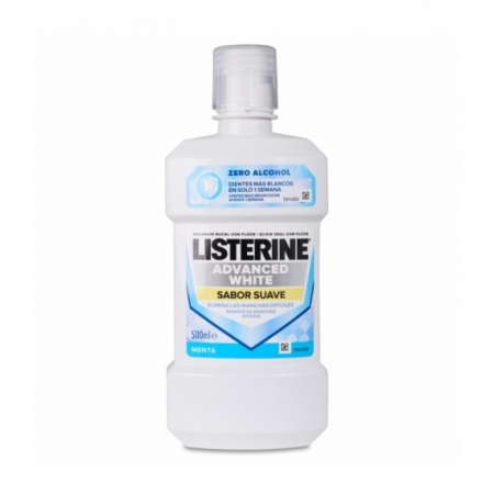 LISTERINE ADVANCED WHITENING 500 ML SABOR SUAVE