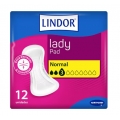 LINDOR LADY PAD 3 GOTAS INCONTINENCIA ORINA NORMAL 24 COMPRESAS