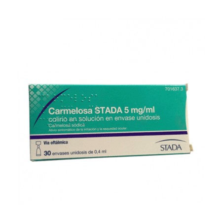 CARMELOSA STADA 5 MG/ML COLIRIO 30 MONODOSIS SOLUCION 0.4 ML
