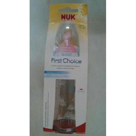 Comprar Nuk Biberon First Choice Vidrio Latex 0-6M 240Ml a precio de oferta