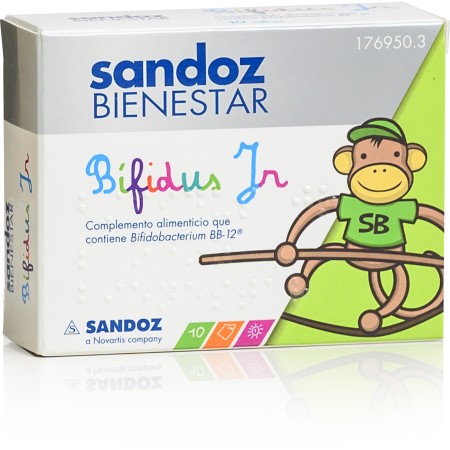 SANDOZ BIENESTAR BIFIDUS JR 10 SOBRES MONODOSIS