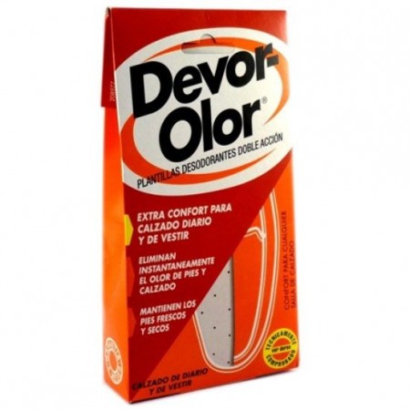 DEVOR OLOR PLANTILLAS USO DIARIO EXTRA CONFORT 1 PAR