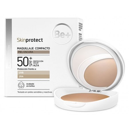 BE+ SKINPROTECT MAQUILLAJE COMPACTO PIEL OSCURA SPF50+ 10 G