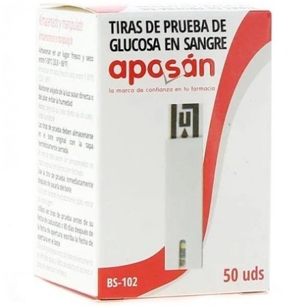 APOSAN 50 TIRAS REACTIVAS GLUCEMIA