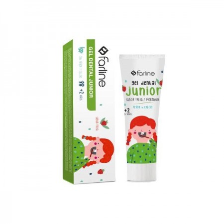 FARLINE GEL DENTAL KIDS +2 AÑOS 75 ML SABOR FRESA