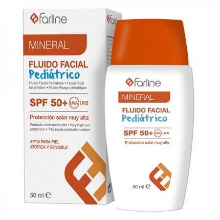FARLINE FLUIDO FACIAL PEDIATRICO PIEL ATOPICA SPF50+ 50 ML