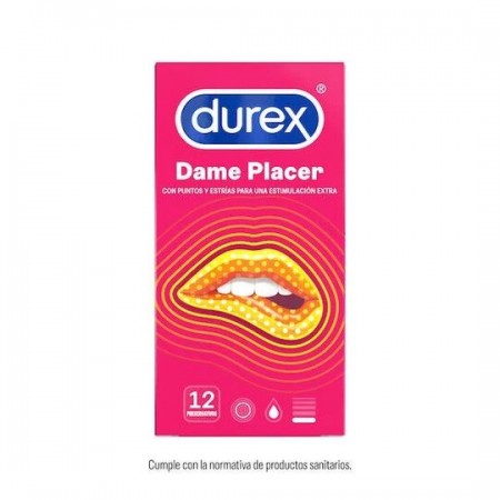DUREX DAME PLACER 12 PRESERVATIVOS