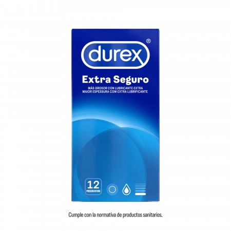 DUREX EXTRA SEGURO 12 PRESERVATIVOS