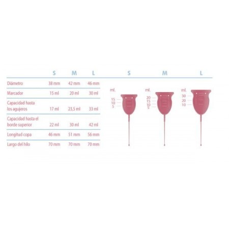 ENNA EASY COPA MENSTRUAL PACK 2 COPAS TALLA S + CAJA ESTERILIZADORA